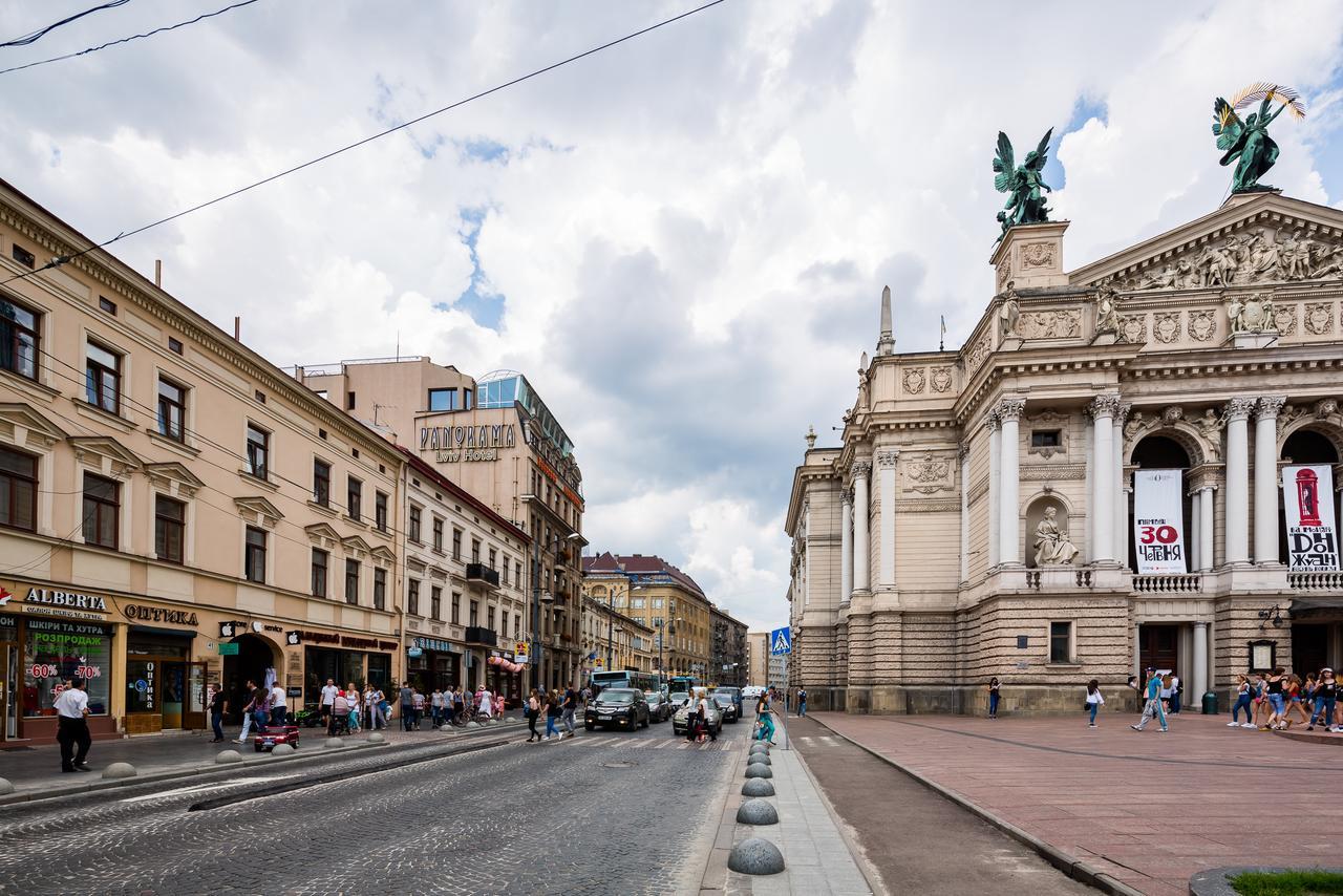 Apartmán Vip On Prospekt Svobody Lvov Exteriér fotografie