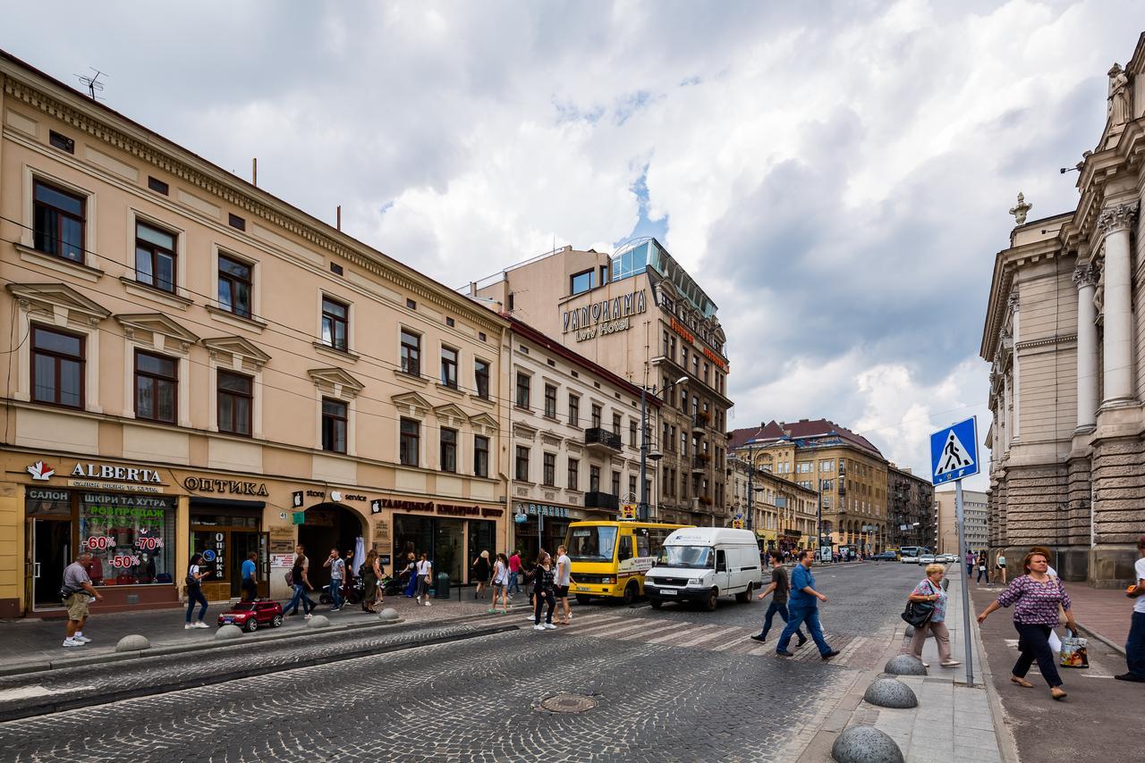 Apartmán Vip On Prospekt Svobody Lvov Exteriér fotografie